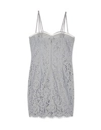 Intricate Lace Dual Strap Bodycon Dress (With Sewn-In Padding)