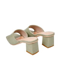 Retro Block-Heeled Sandals