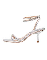 Ankle Strappy Mid-Heeled Sandals