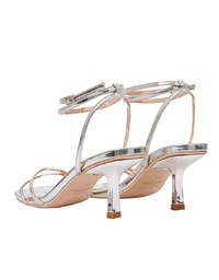 Ankle Strappy Mid-Heeled Sandals