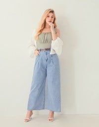 Enhanced Side-Smoothing Extra-Crop Bra Top