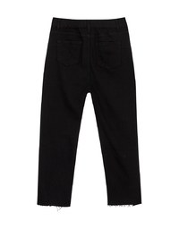 Iconic Side Slit Denim Jeans Pants