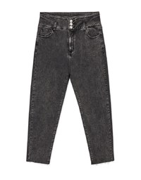 High Waisted Buttoned Skinny Denim Jeans Pants