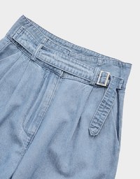 High Waisted Denim Jeans Flare Pants