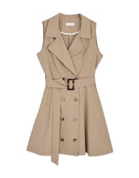 Lapel Dress (With Belt)