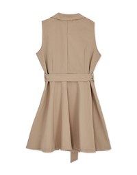 Lapel Dress (With Belt)