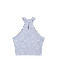 Qipao TOP Relief Shoulder Crop Cheongsam Vest