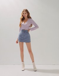 No Filter Shape-Up Slimming Denim Jeans Skorts 2.0 (With Butt Padding)