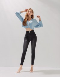 Tall Girl- No Filter Shape-Up Slimming Skinny-Fit Denim Jeans Pants 2.0 (With Butt Padding)