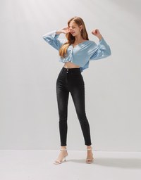 Tall Girl- No Filter Shape-Up Slimming Skinny-Fit Denim Jeans Pants 2.0 (With Butt Padding)