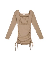 Très Chic Side-Drawstring Bodycon Dress