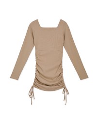 Très Chic Side-Drawstring Bodycon Dress