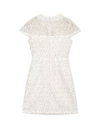 Qipao DRESS With Side Slit Lace Mini Exclusive Design Cheongsam