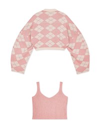 Casual Comfort Crop Knit Tank Top Set