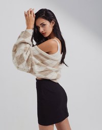 Casual Comfort Crop Knit Tank Top Set
