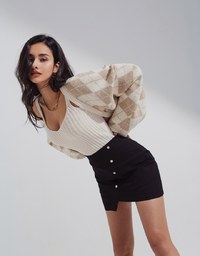 Casual Comfort Crop Knit Tank Top Set