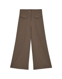Minimal Chic Pleated Loose Suit Flare Pants