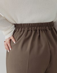 Minimal Chic Pleated Loose Suit Flare Pants