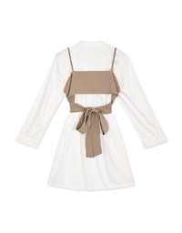 Korean Style Chic Two-Piece Shirt Dress