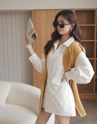 Minimal Simplicity Long Blouse Shirt