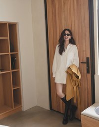 Minimal Simplicity Long Blouse Shirt