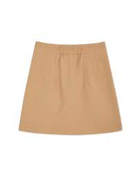 360° High Waisted Button Pleated Skort