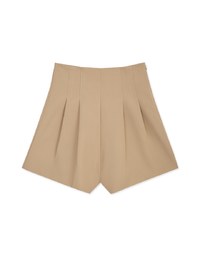 360° High Waisted Pleated Suit Short