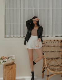 Round Neck Sheer Knit Top