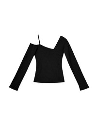 Iconic Asymmetrical One-Sholder Knit Top
