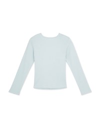 Sensual Front Hollow Buttoned Knit Top