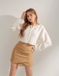 Casual Cooling Asymmetrical Woven A-Line Skirt