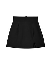 Stark Minimalism High Waisted Slimming Slit Skorts