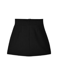 Stark Minimalism High Waisted Slimming Slit Skorts
