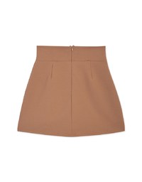 Stark Minimalism High Waisted Slimming Slit Skorts
