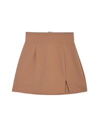 Stark Minimalism High Waisted Slimming Slit Skorts