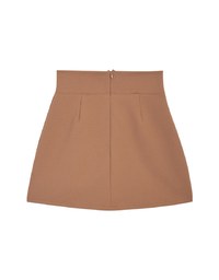 Stark Minimalism High Waisted Slimming Slit Skorts