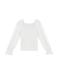 Basic Versatile Mesh Splice Knit Top