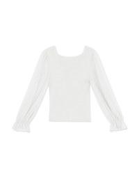 Basic Versatile Mesh Splice Knit Top
