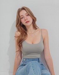 【Air 2.0】Basic Minimalistic Air Comfy Thin Strap Bra Top
