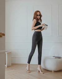 Regular Height- No Filter Snatched Waist Shape-Up Slimming Skinny-Fit Denim Jeans Pants 3.0