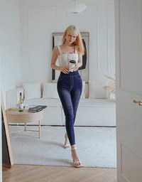Tall Girl- No Filter Snatched Waist Shape-Up Slimming Skinny-Fit Denim Jeans Pants 3.0
