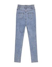 Urban Chic High Waisted Skinny Denim Jeans Pants