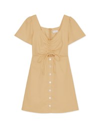 Sophisticated Sweetheart Ruched Hollow Mini Dress