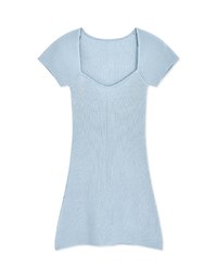 Beyond Basic Square-Neck Bodycon Mini Dress