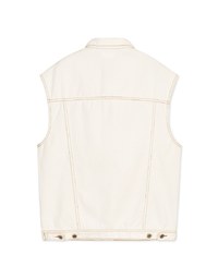 Très Chic Stitching Double Pocket Buttoned Vest