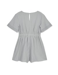 Exquisite Striped Lace Playsuit