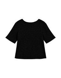 Minimalist Staple Square-Neck Knit Crop Top