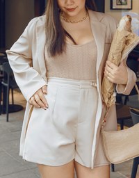 Edgy Smart Suit Short