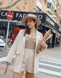 Edgy Smart Suit Short