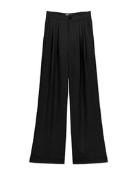 Sleek CEO Style Slimming Pleated Straight Suit Pants